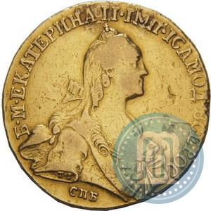 Фото 10 рублей 1766 года СПБ 