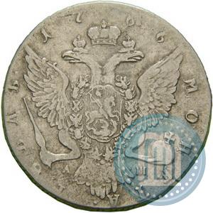 Picture 1 rouble 1766 year СПБ-АШ 