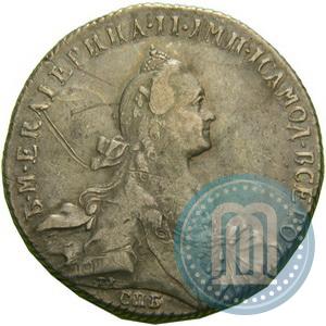 Picture 1 rouble 1772 year СПБ-ЯЧ-Т.I. 