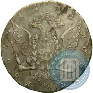 Picture 1 rouble 1772 year СПБ-ЯЧ-Т.I. 