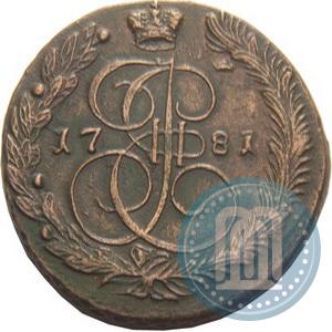 Фото 5 копеек 1781 года ЕМ 