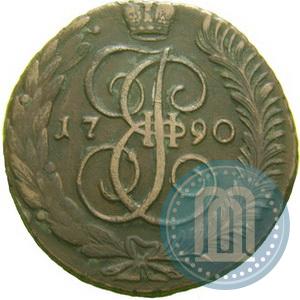 Picture 5 kopecks 1790 year АМ 