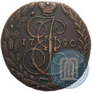Picture 5 kopecks 1790 year ЕМ 