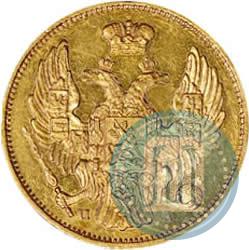 Picture 3 roubles - 20 złotych 1834 year СПБ-ПД 