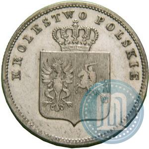 Picture 2 złote 1831 year KG "Polish uprising"