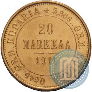 Picture 20 markkaa 1911 year L 