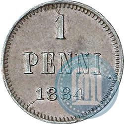 Фото 1 пенни 1884 года  