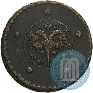 Фото 5 копеек 1727 года КД 