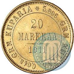 Picture 20 markkaa 1911 year L 