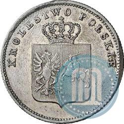 Picture 2 złote 1831 year KG "Polish uprising"
