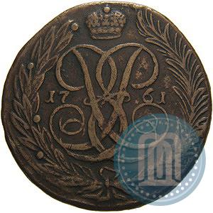 Picture 5 kopecks 1761 year  