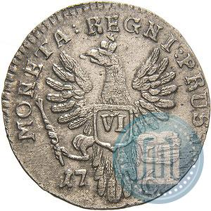 Picture 6 groszy 1761 year  