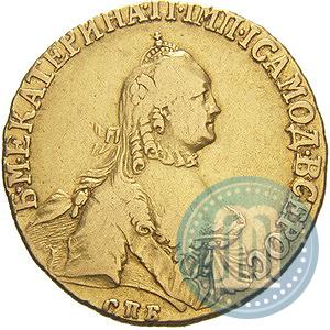 Фото 5 рублей 1764 года СПБ 