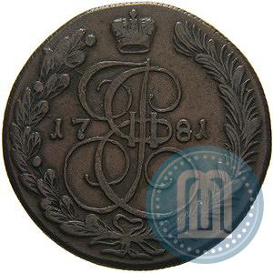 Фото 5 копеек 1781 года КМ 