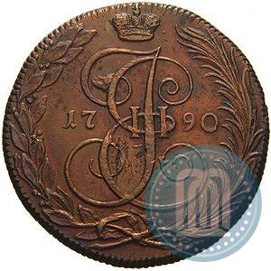 Фото 5 копеек 1790 года КМ 