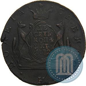 Фото 10 копеек 1772 года КМ 