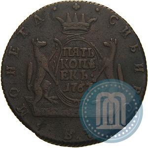 Picture 5 kopecks 1767 year КМ 