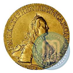 Picture 5 roubles 1762 year СПБ 