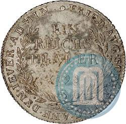Фото Ein reichsthaler 1798 года  "Княжество Йевер"