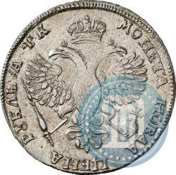 Фото 1 рубль 1720 года OK "Портрет в латах"