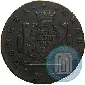 Фото 5 копеек 1779 года КМ 