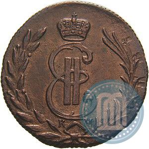 Picture 1 kopeck 1777 year КМ 