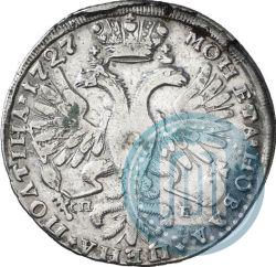 Picture Poltina 1727 year СПБ "Petersburg type"