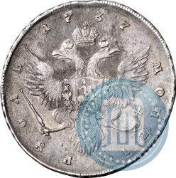 Picture 1 rouble 1737 year  "Portrait by Gedlinger"