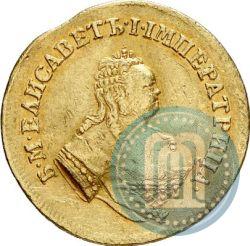 Picture 2 ducats 1751 year  "Eagle on the reverse"