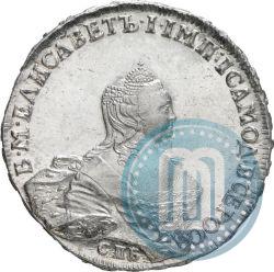 Picture 1 rouble 1755 year СПБ-ЯI 
