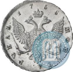 Фото 1 рубль 1755 года СПБ-ЯI 