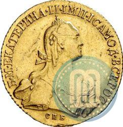 Picture 10 roubles 1775 year СПБ 
