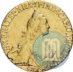 Picture 5 roubles 1766 year СПБ 