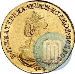 Фото 5 рублей 1782 года СПБ 