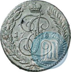 Picture 5 kopecks 1787 year ТМ 