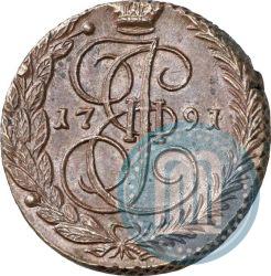 Picture 5 kopecks 1791 year ЕМ 