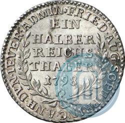 Picture Ein halber reichsthaler 1798 year  "Dutchy of Jever"