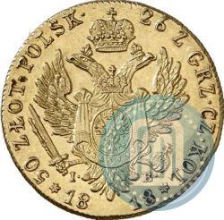 Picture 50 złotych 1818 year IB 