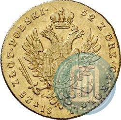 Picture 25 złotych 1817 year IB 
