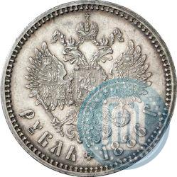 Фото 1 рубль 1886 года (АГ) 
