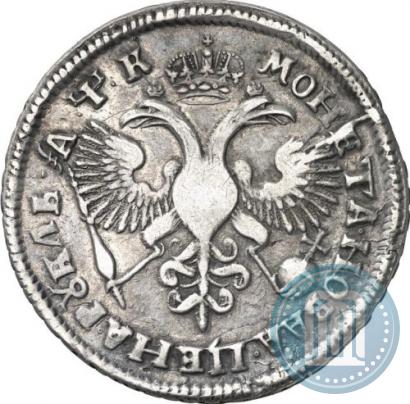 Фото 1 рубль 1720 года OK "Портрет в латах"