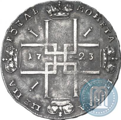 Фото 1 рубль 1723 года OK "Портрет в горностаевой мантии"