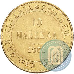 Фото 10 марок 1881 года S 