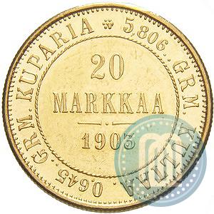 Picture 20 markkaa 1903 year L 