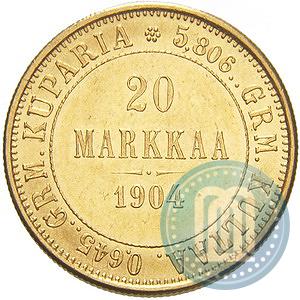 Picture 20 markkaa 1904 year L 
