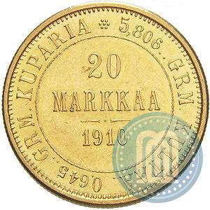 Picture 20 markkaa 1910 year L 