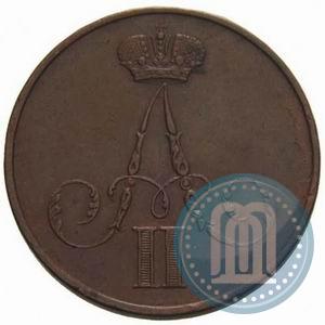 Picture 1 kopeck 1856 year ВМ 