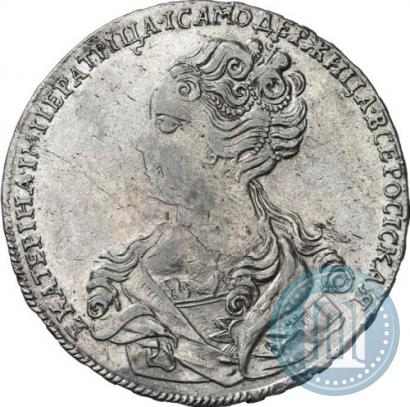 Picture 1 rouble 1726 year  "Moscow type, portrait turned to the left"