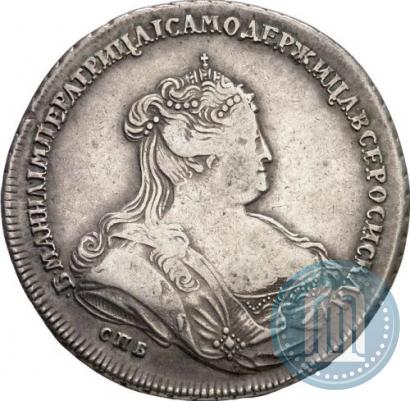 Picture 1 rouble 1738 year СПБ "Petersburg type"