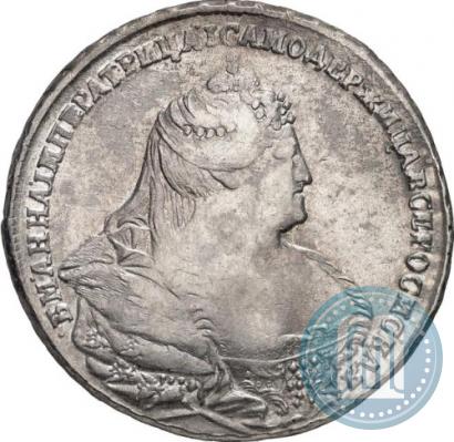Фото 1 рубль 1739 года  "Московский тип"